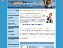 Tablet Screenshot of joyweightloss.com